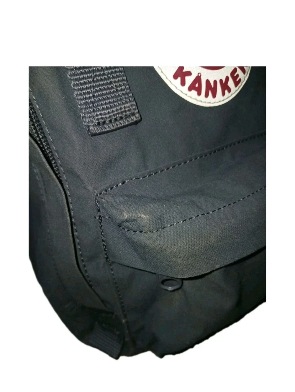 Fjallraven Kanken Mini Backpack Gray W/ Seat Pad